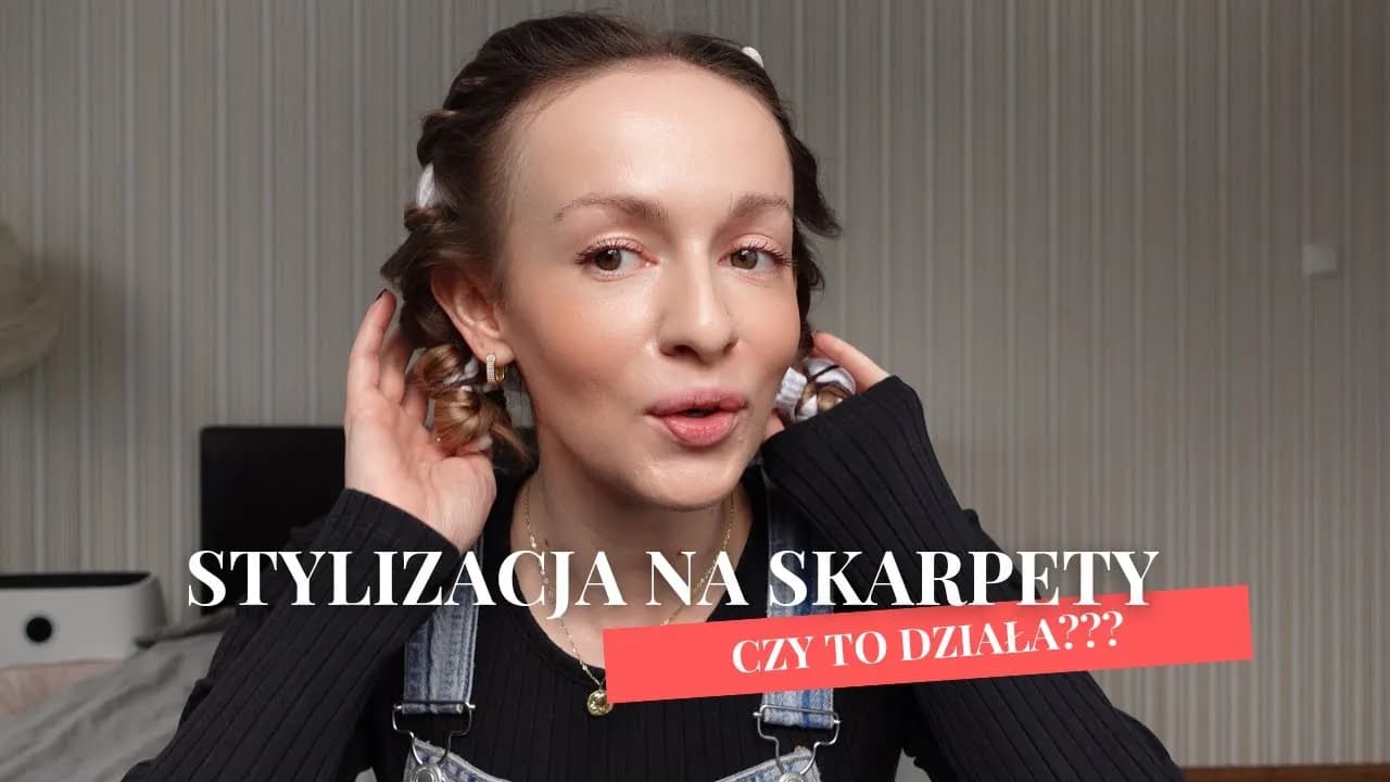 Jak zrobić loki na skarpetkach - łatwa metoda bez ciepła, która działa