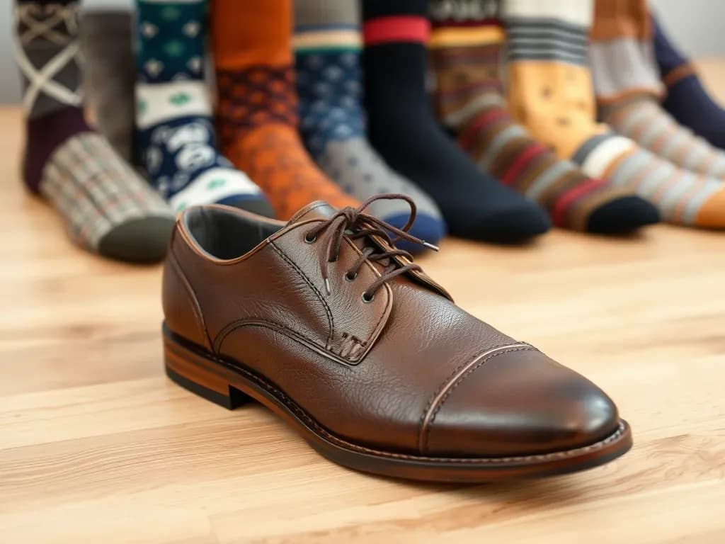 Jakie skarpetki do brązowych butów i szarego garnituru - unikaj modowych wpadek