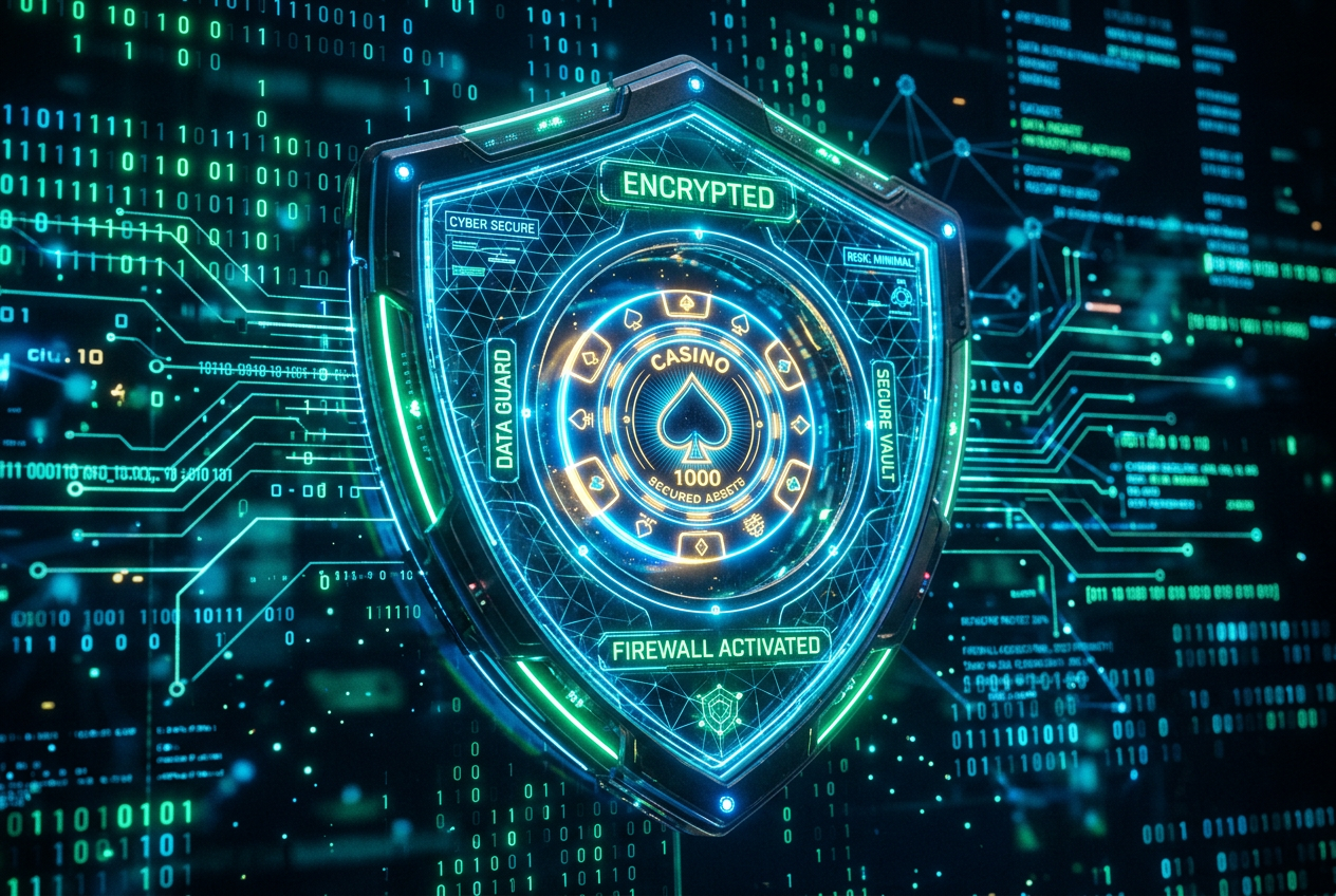 Cyberbezpieczeństwo w kasynach online, cyfrowa tarcza i kod binarny